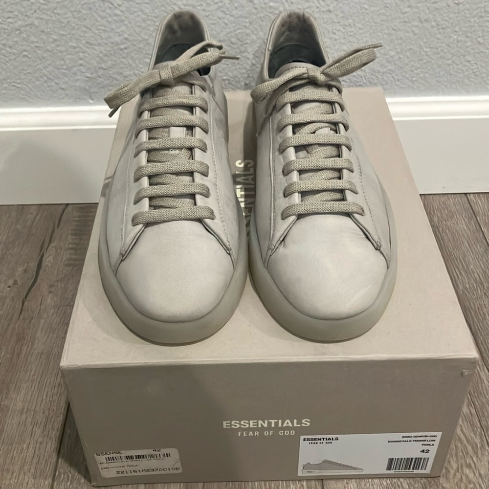 Fear of God Essentials Light Gray Sneakers